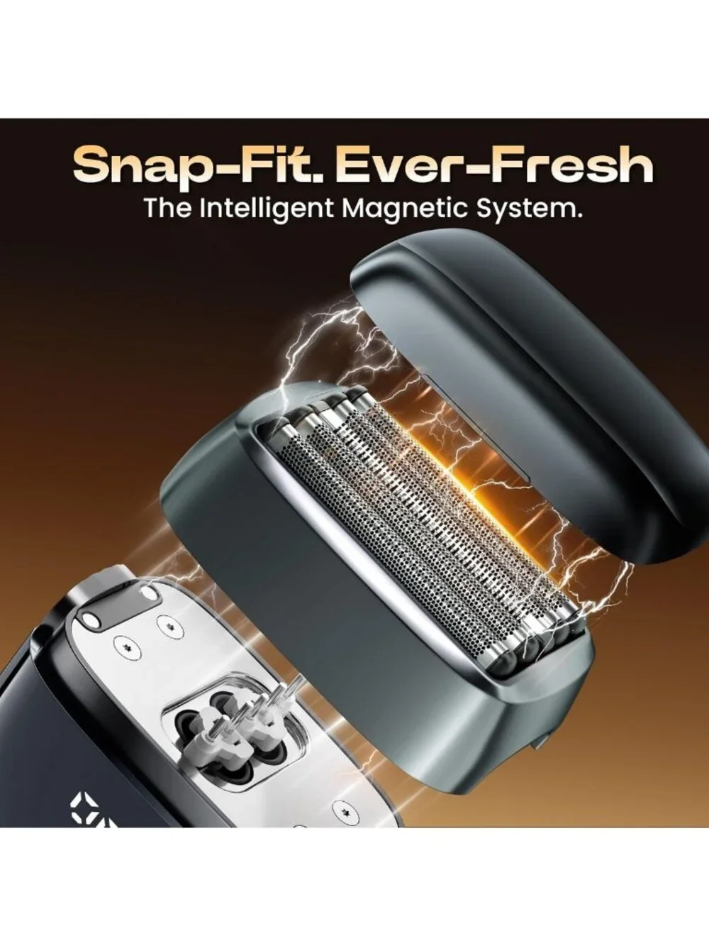 Upgraded 5-Blade Electric Foil Shaver for Men, Waterproof & Easy Clean